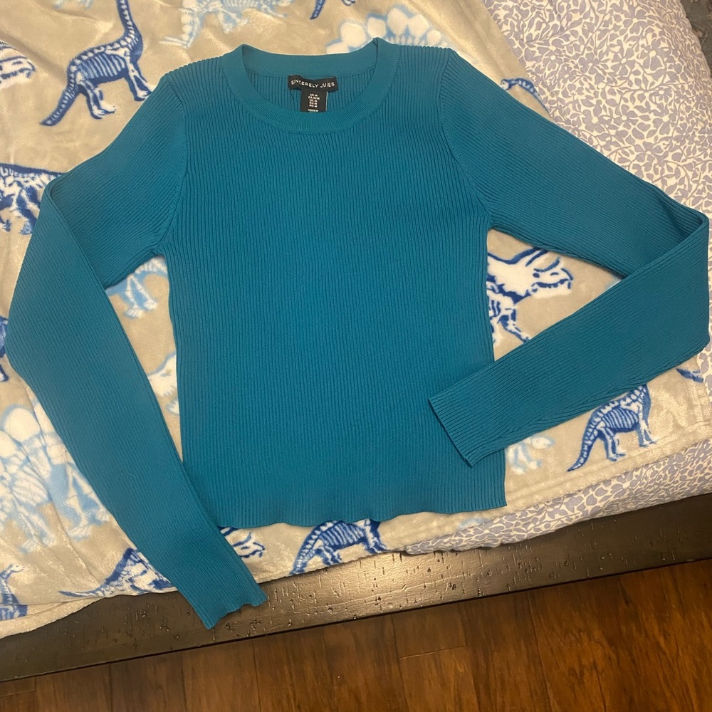 Ribbed Long Sleeve Top